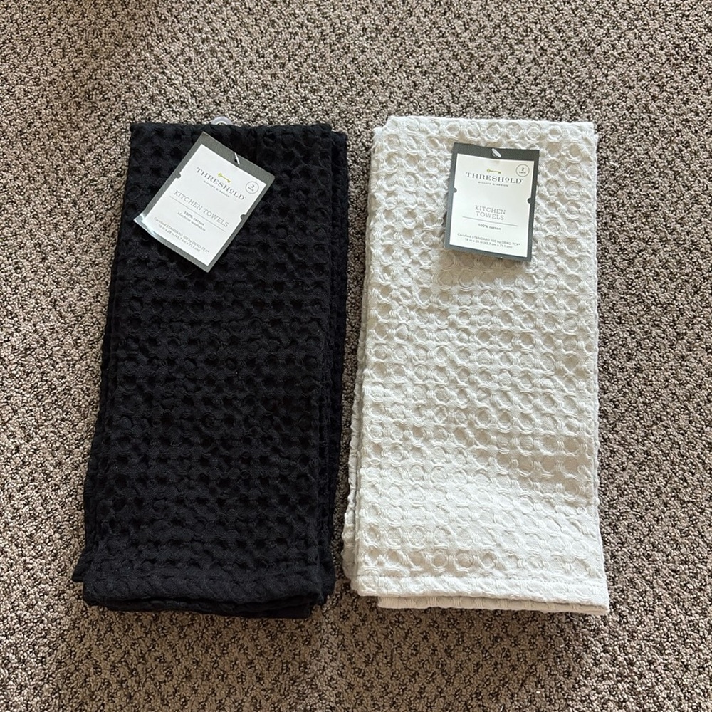 NWT Neutral Kitchen Towels